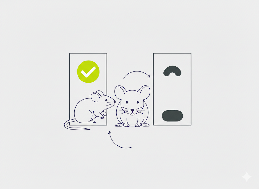 Rodents in a social interaction observation chamber